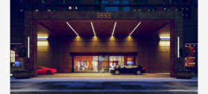 Rail 4 Wet Luxury Hotel Entrance Lighting